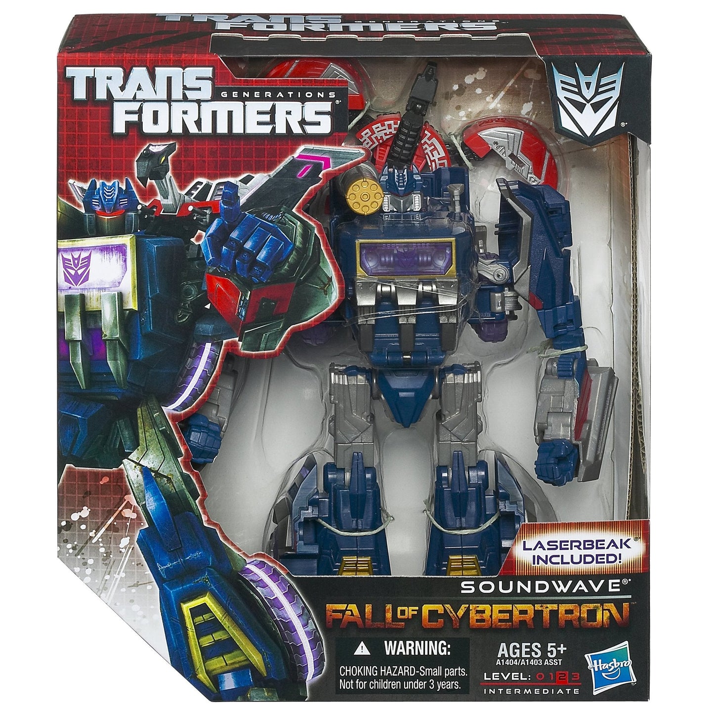 Transformers Generations SOUNDWAVE LASERBEAK Fall of Cybertron Voyager