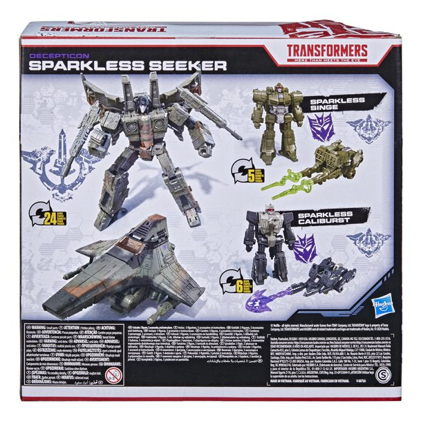 Transformers War for Cybertron - Netflix - Sparkless Seeker Battle 3-Pack - Exclusive