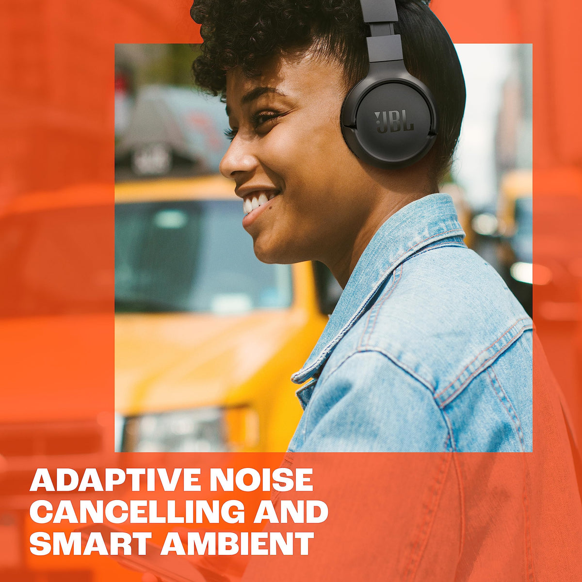 JBL Tune 670NC - Adaptive Noise Cancelling with Smart Ambient Wireless On-Ear Headphones, Up to 70H Battery Life with Speed Charge, Lightweight, Comfortable and Foldable Design (Black) 🍁 All In One Marketplace Canada