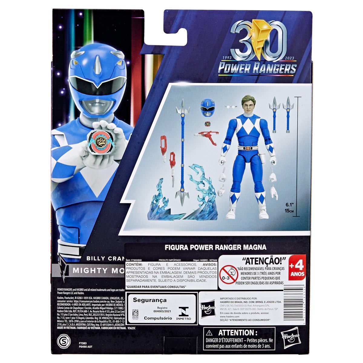 Mighty Morphin Power Rangers Lightning Collection Deluxe Blue Ranger