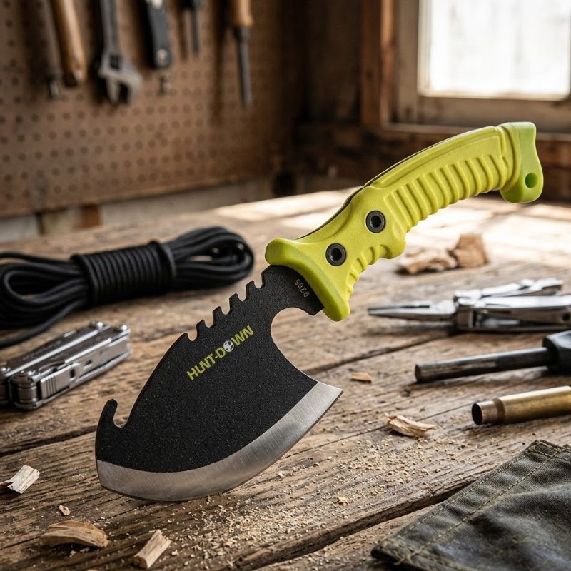 Hunt-Down 10.5" Axe Yellow Rubber Handle (9285)