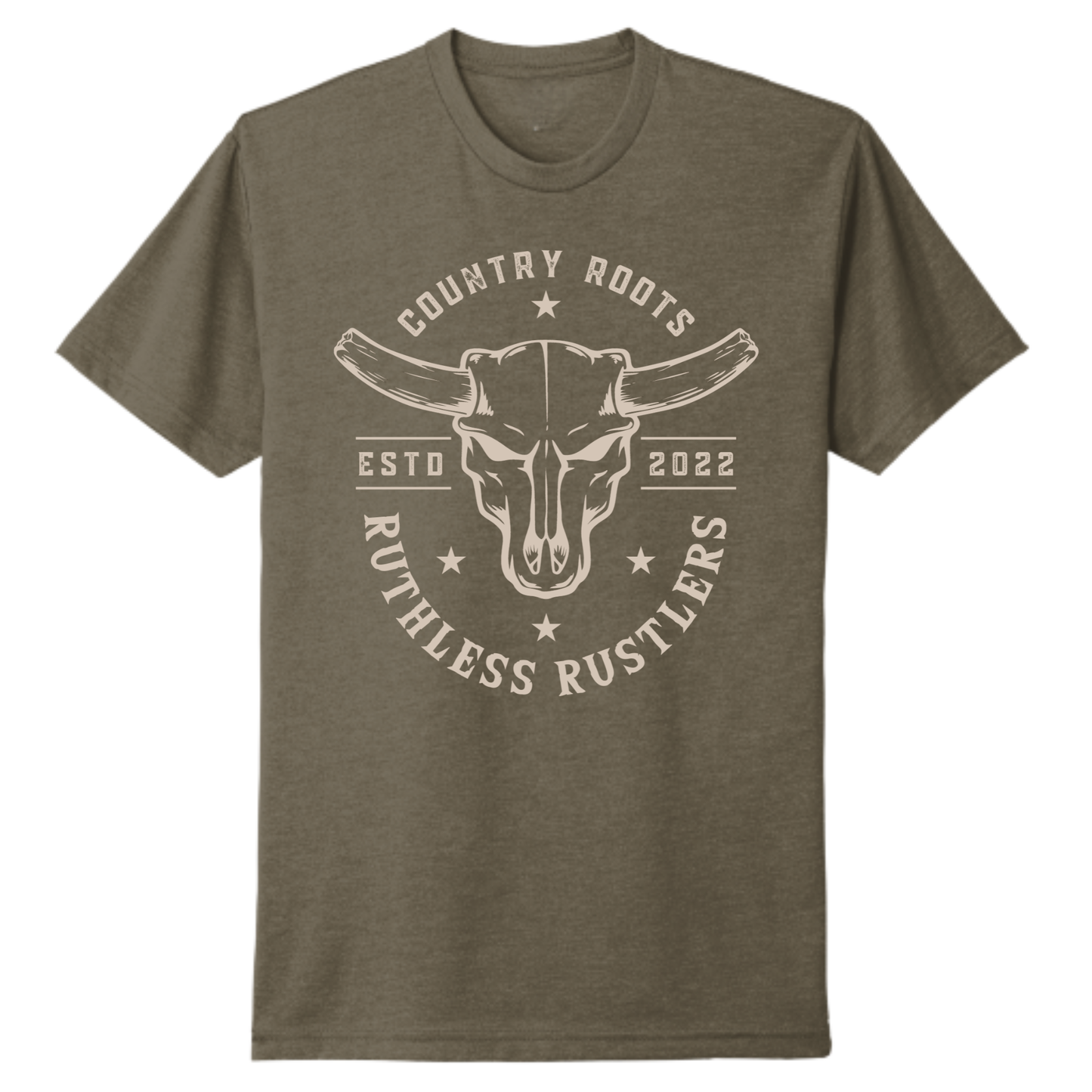 COUNTRY ROOTS T-SHIRT | Army Green