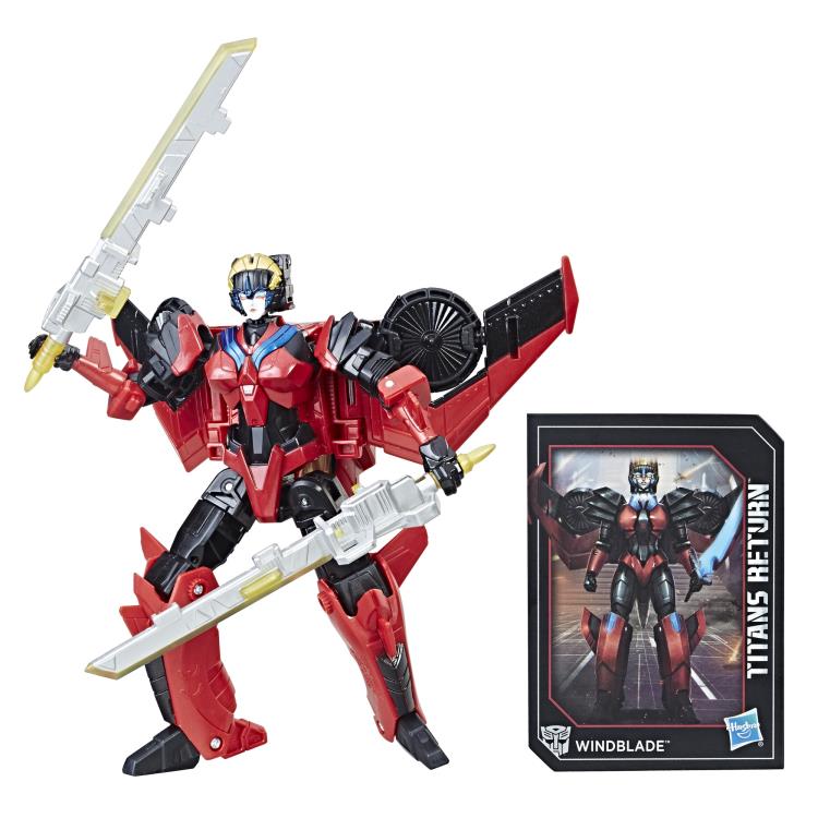 Transformers Titans Return Deluxe Windblade  **error packaging **