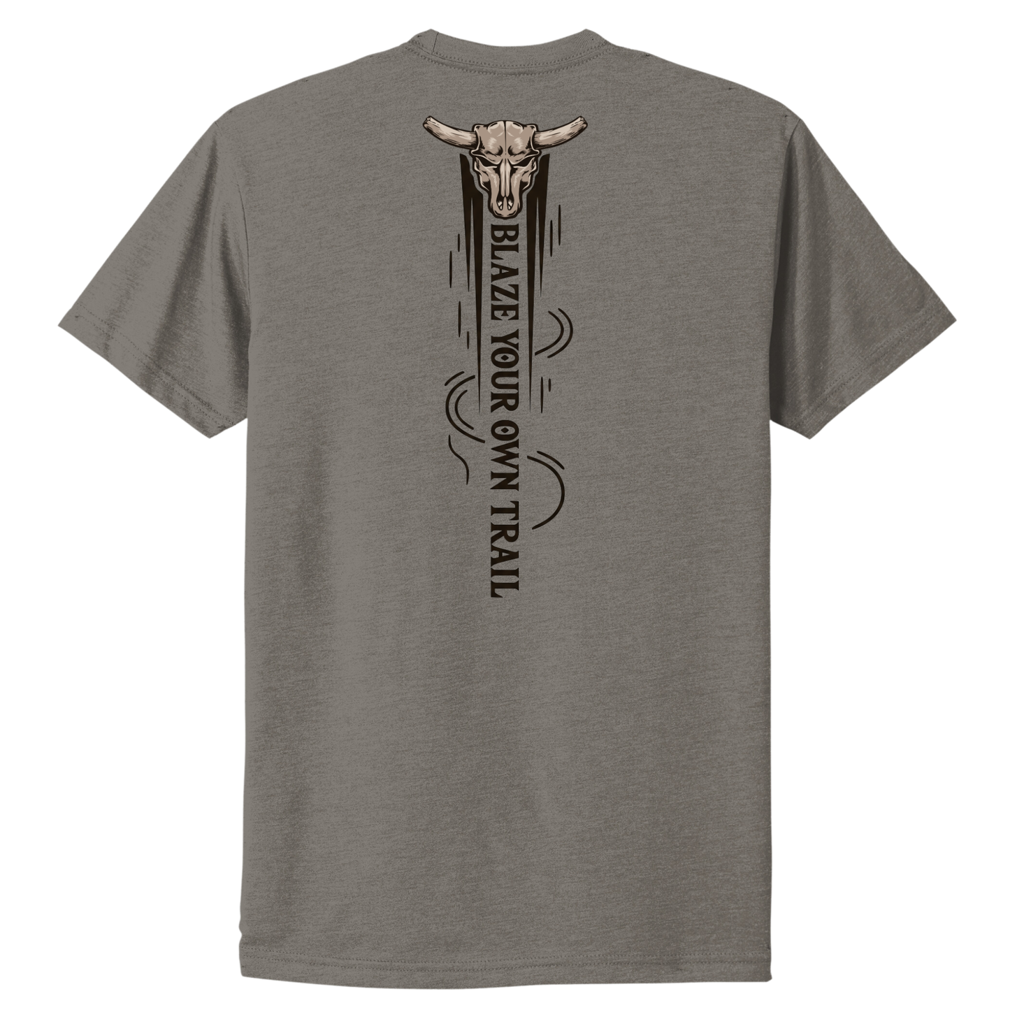 BLAZE YOUR OWN TRAIL T-SHIRT | Warm Grey