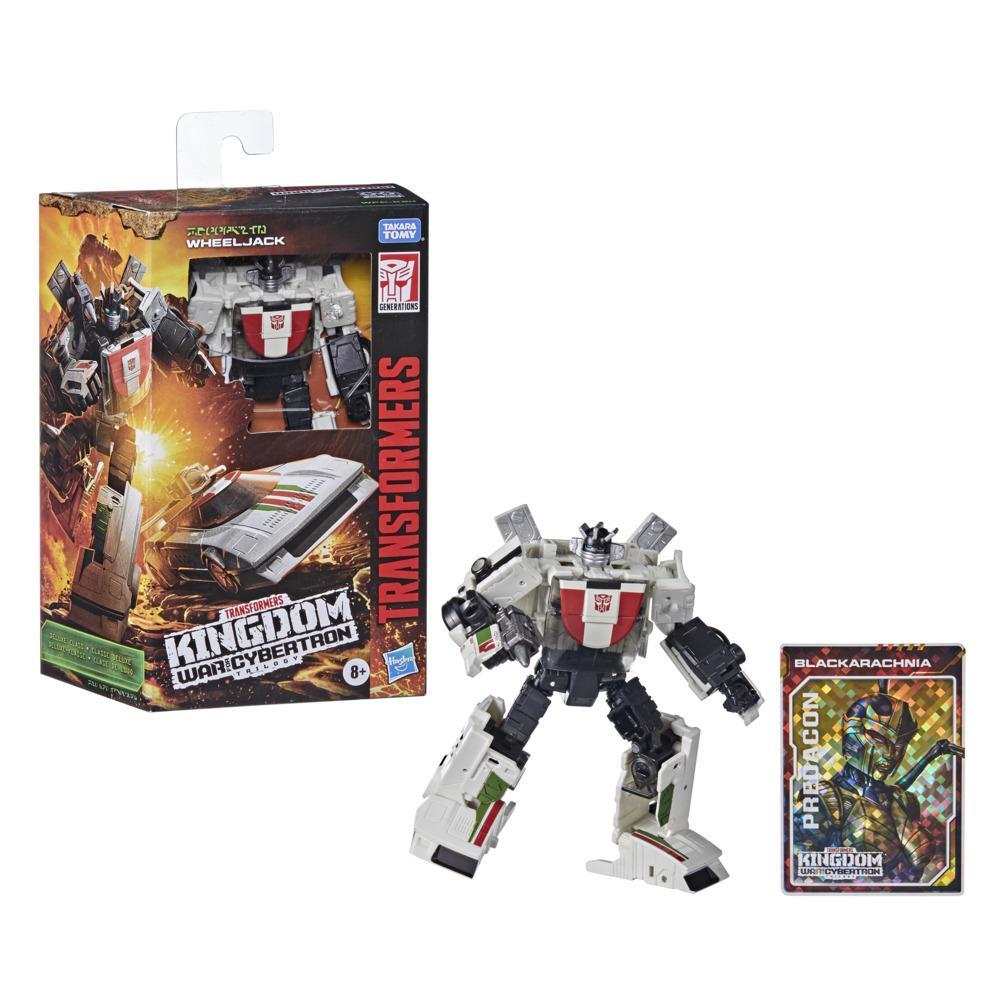WHEELJACK TRANSFORMERS TOYS GENERATIONS WAR FOR CYBERTRON: KINGDOM DELUXE WFC-K24 WHEELJACK