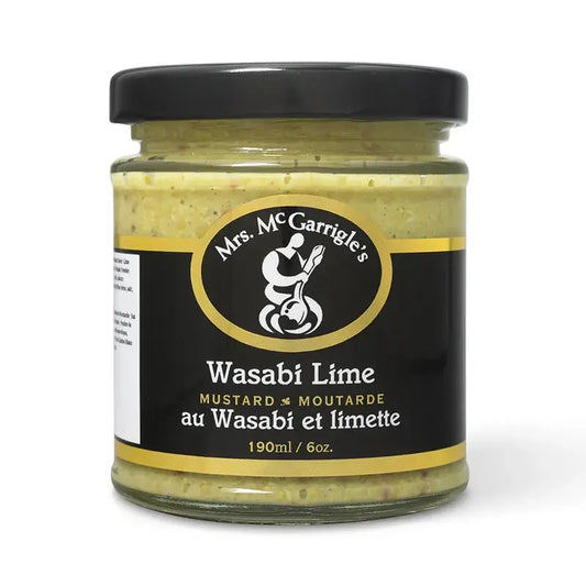 Mrs. McGarrigle’s Wasabi Lime Mustard