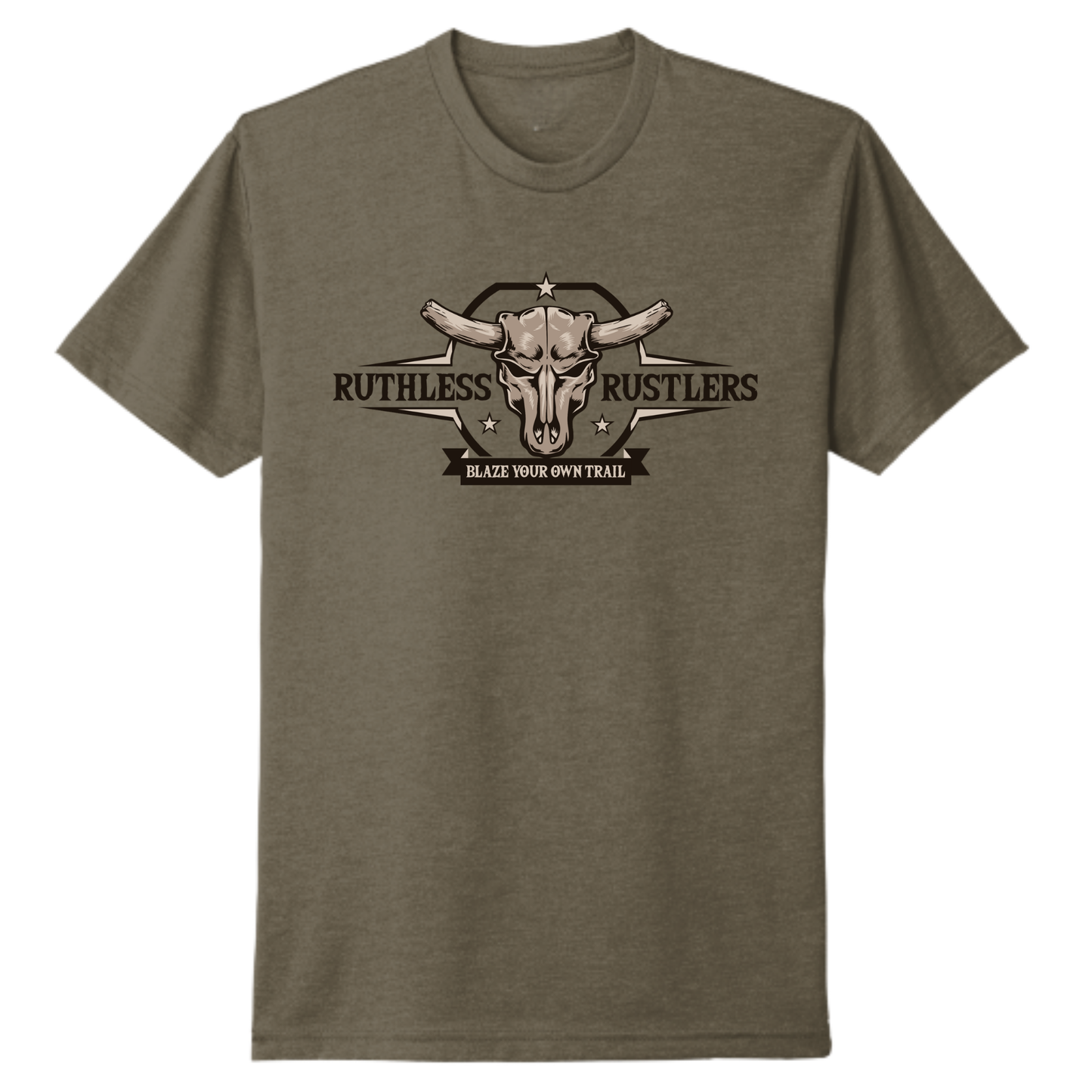 BLAZE YOUR OWN TRAIL T-SHIRT | Army green