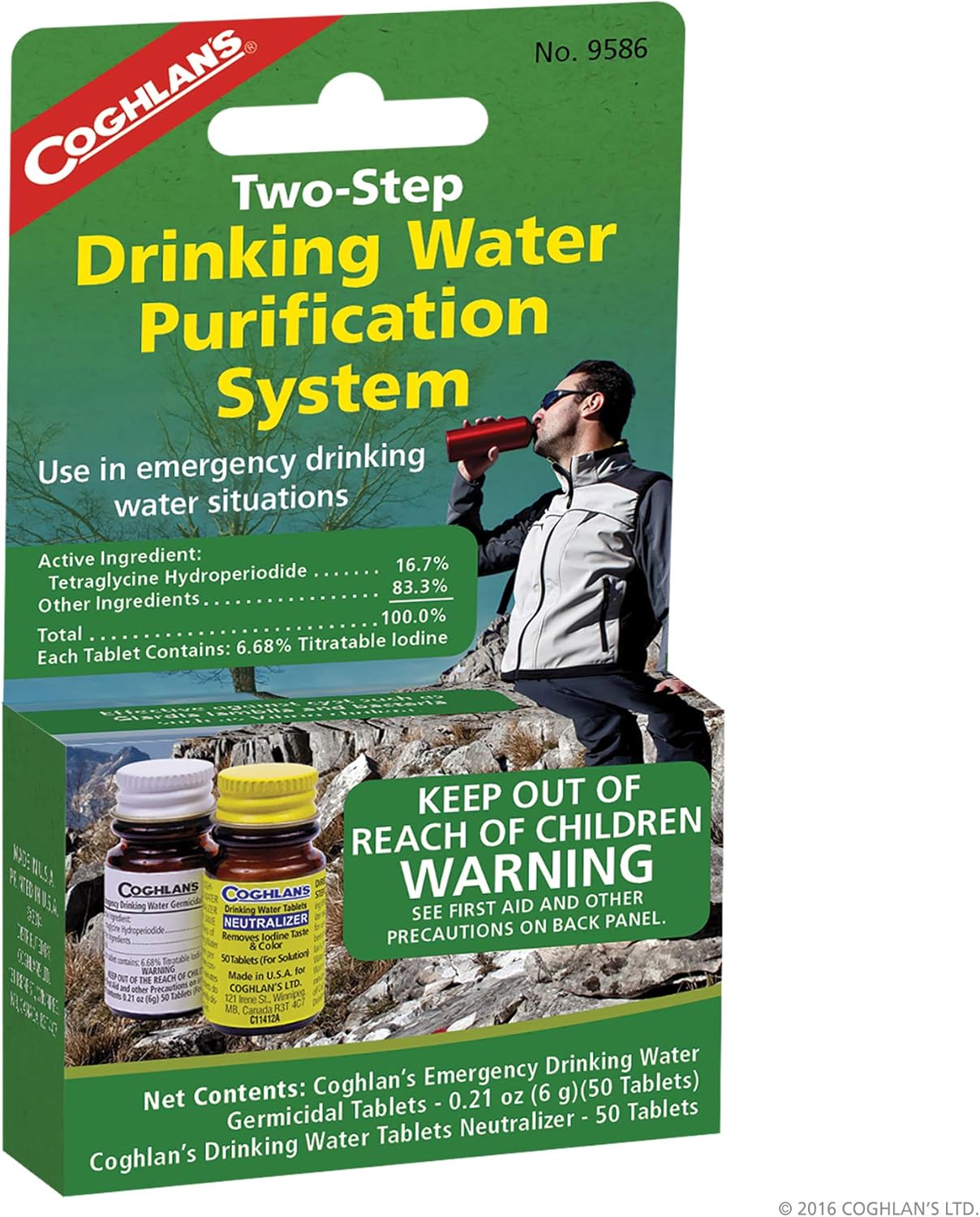 Two-Step Water Treatment (50 tablets/bottle)