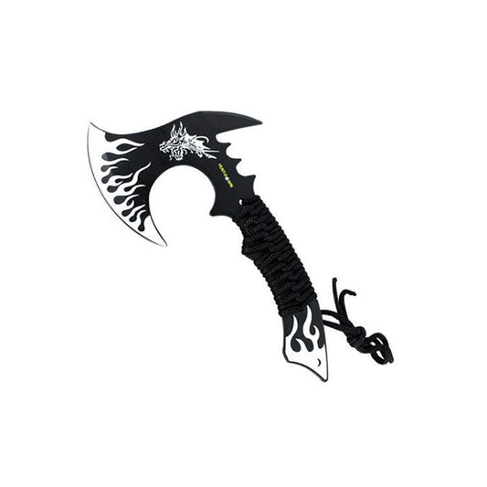 11" Hunt-Down Dragon Fire Steel Hatchet (9612)