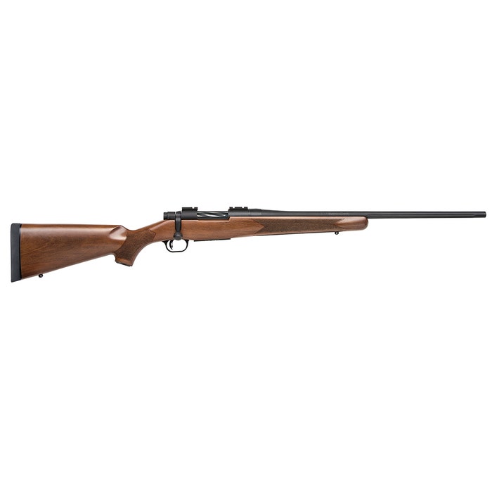 Mossberg Patriot Walnut 243 Win. Rifle 22" 5+1 Blued