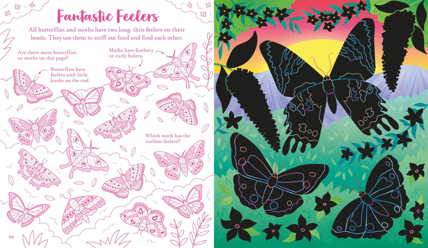 Usborne Scratch Activities Butterflies