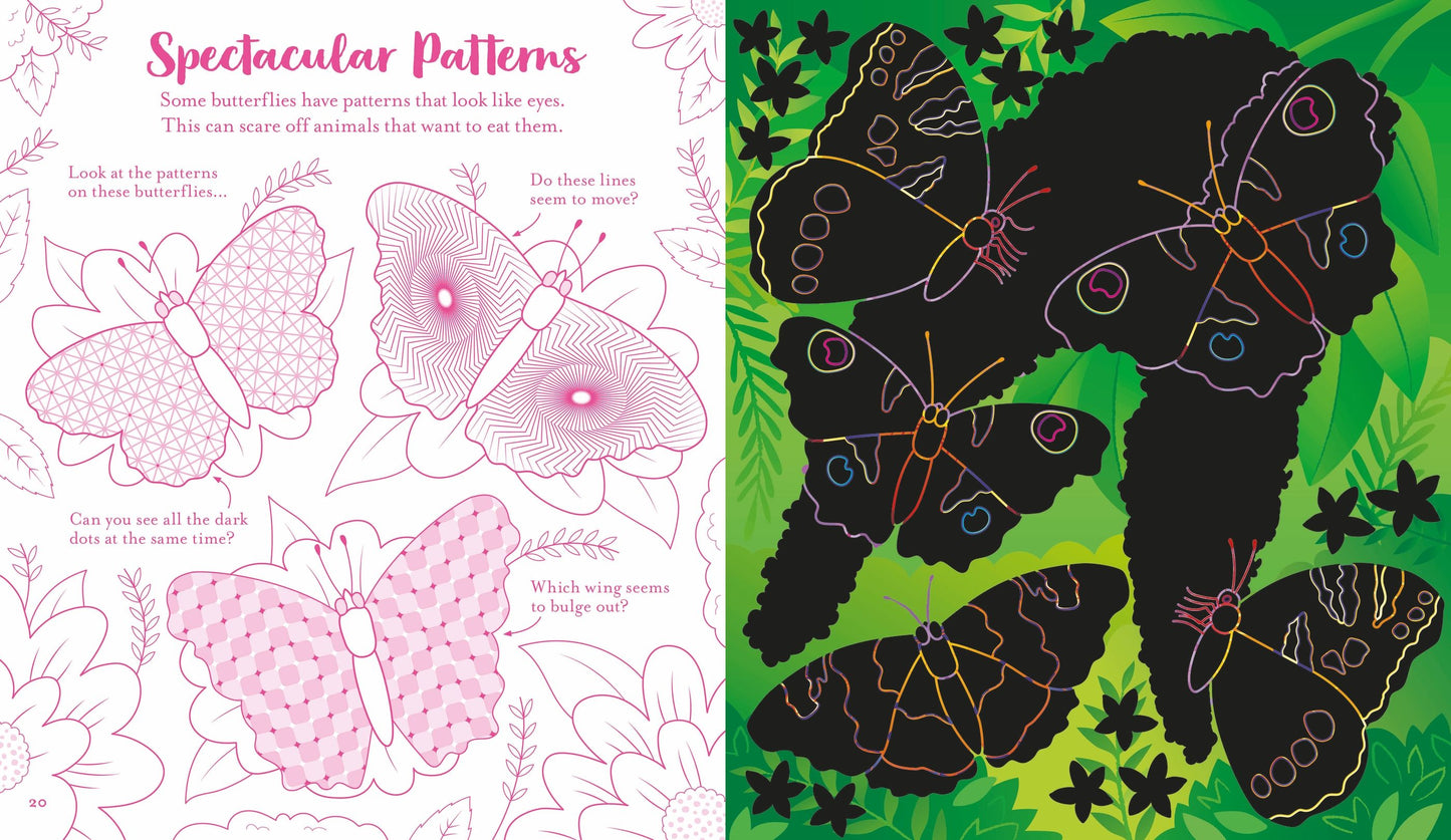 Usborne Scratch Activities Butterflies