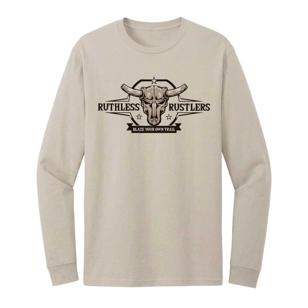 BLAZE YOUR OWN TRAIL LONG SLEEVE T-SHIRT | Sand