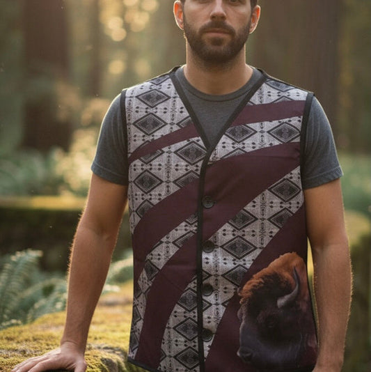 Buffalo Native Vest (marron)