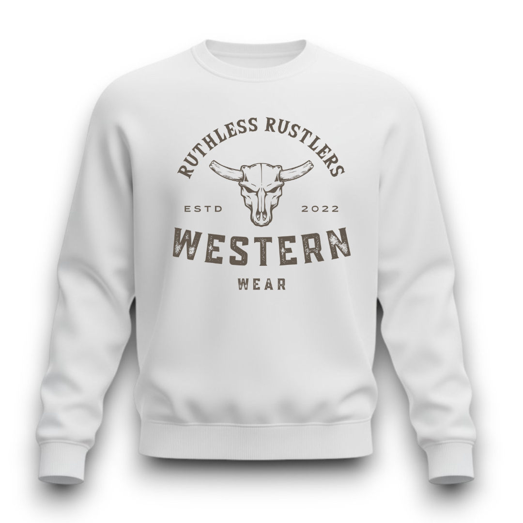Ruthless Rustlers Western Wear Crewneck