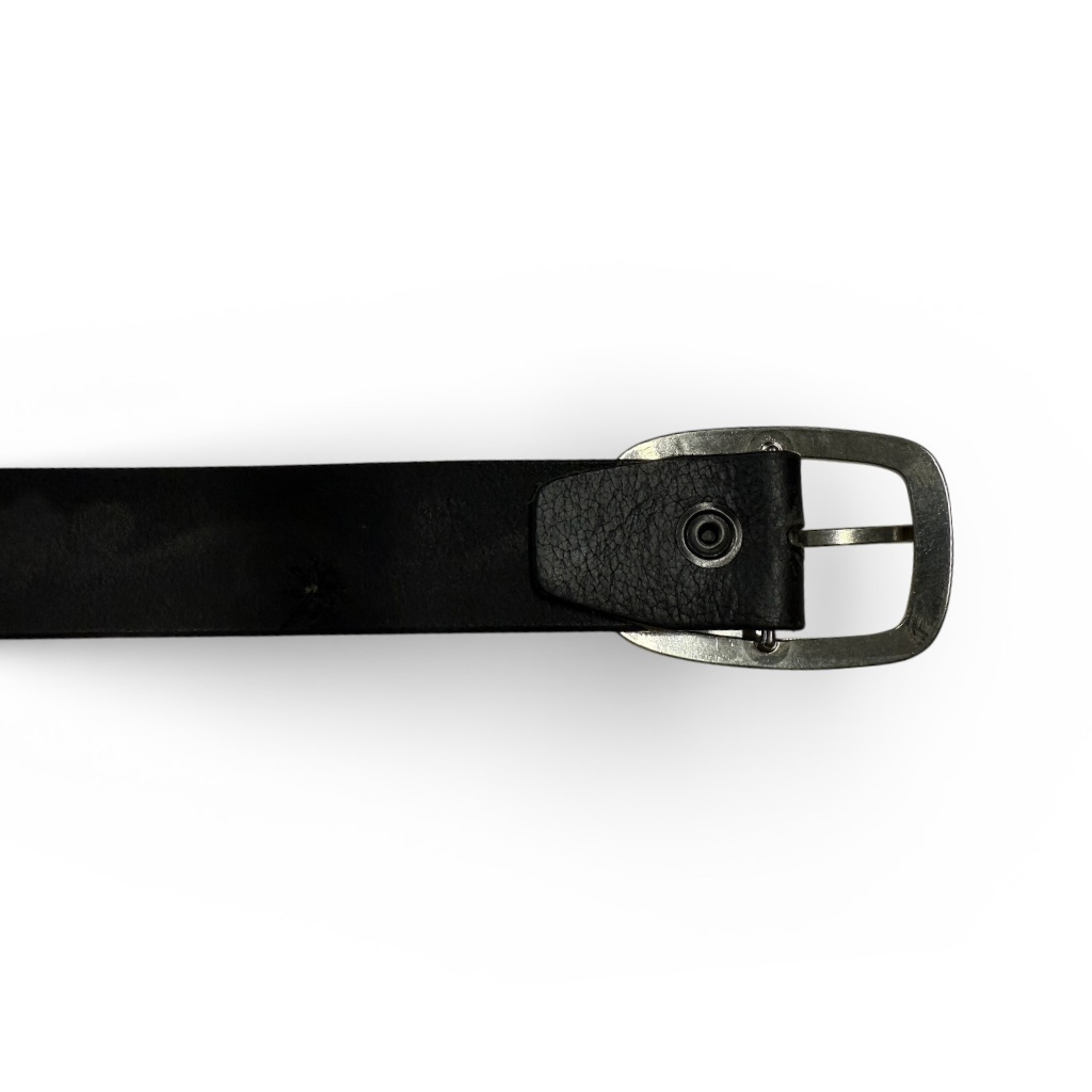 Ruthless Rustlers Floral Stitched Belt | Black