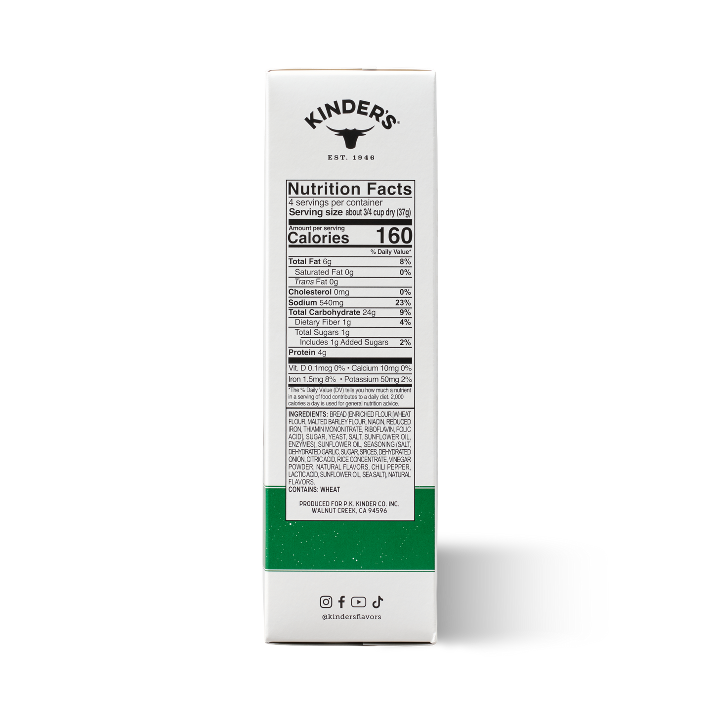 Kinder's Italian Herb Homestyle Stuffing Mix with Garlic & Sea Salt