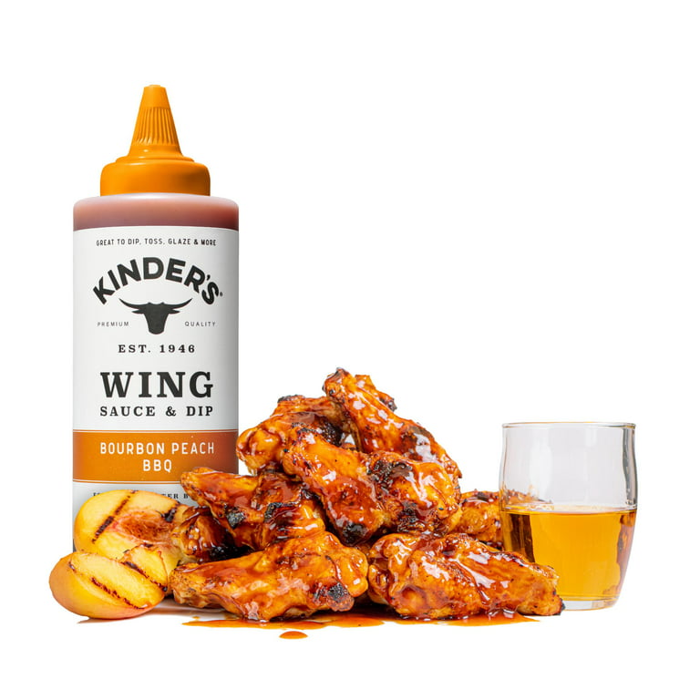 Kinder's Bourbon Peach BBQ Wing Sauce