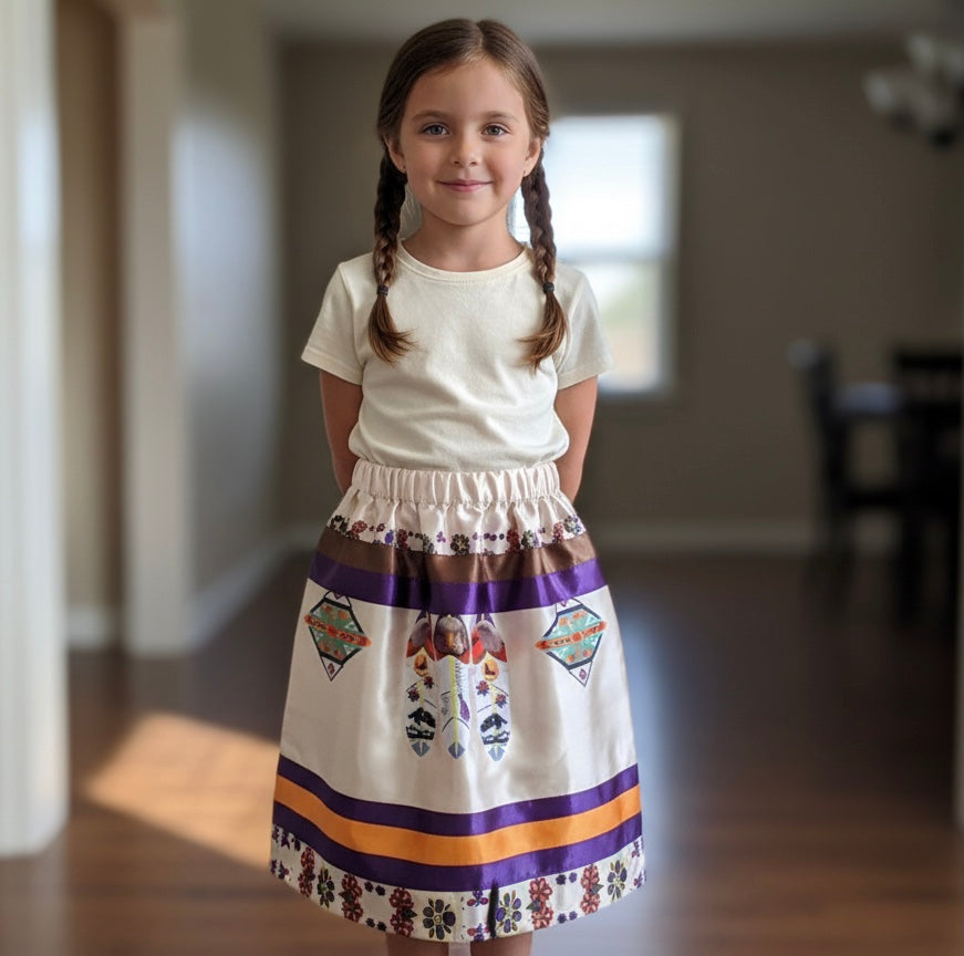 OLDTRIBES™  Infants Eagle  Ribbon Skirt