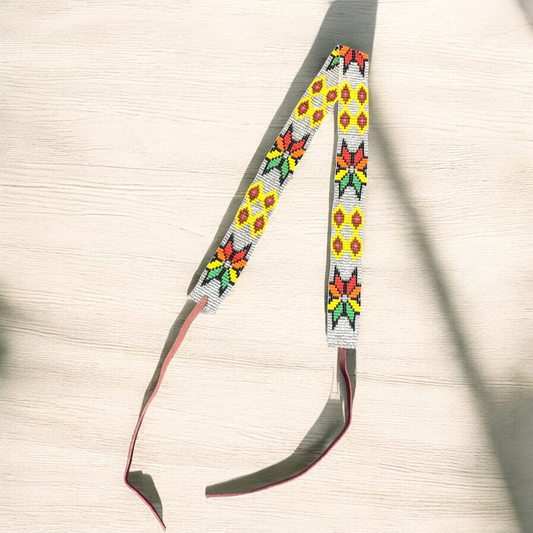 OLDTRIBES™ Beaded Silver Hatband