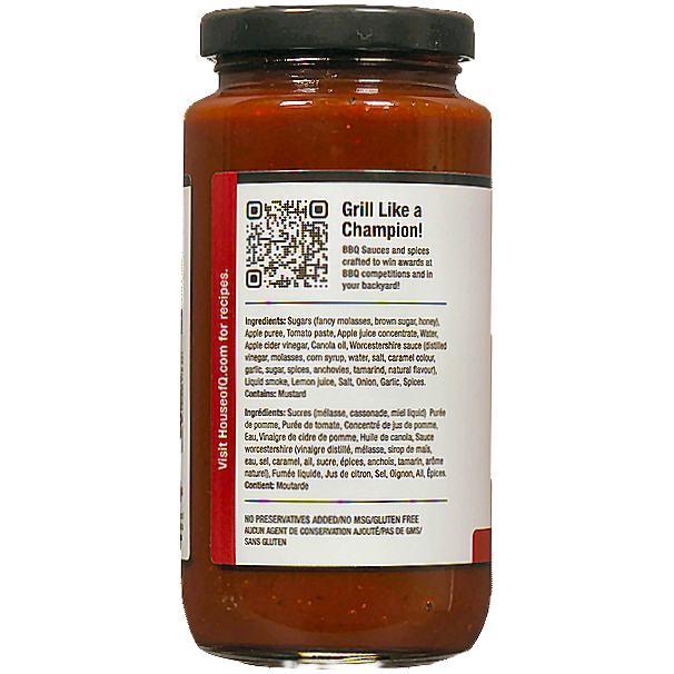 House Of Q Apple Butter BBQ Sauce - 375 ml