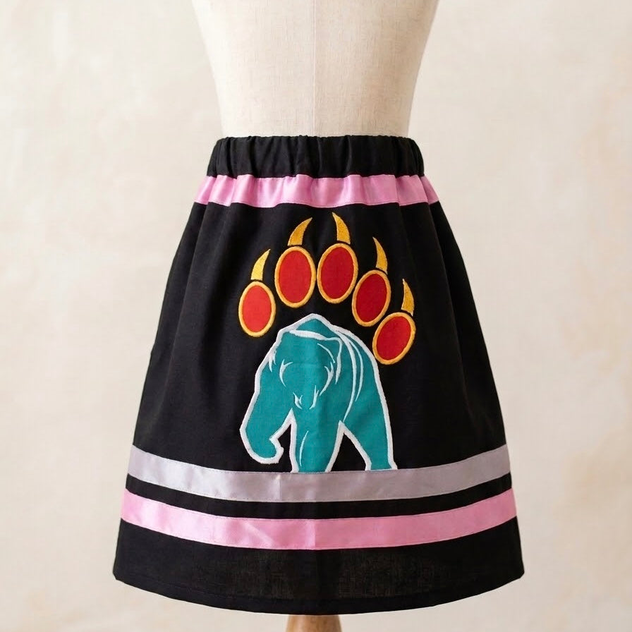 OLDTRIBES™ Bear Paw Ground Ribbon Skirt