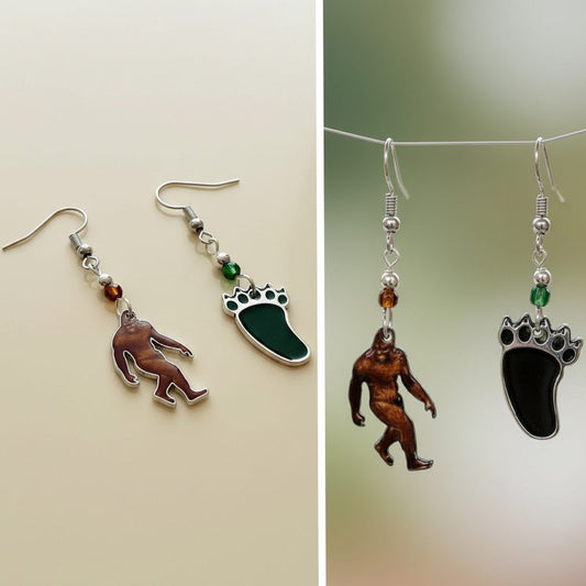 Acrylic Bigfoot Earring (AC-BIGFOOT-EAR)