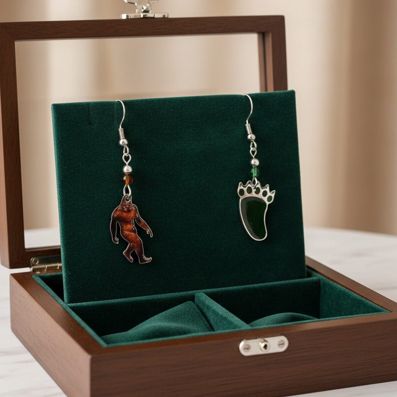 Acrylic Bigfoot Earring (AC-BIGFOOT-EAR)