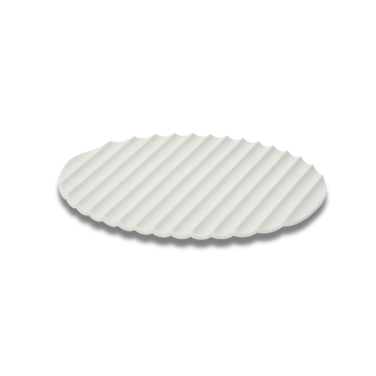 Eatoco Nami Silicone Pot Holder Mat – Heat-Resistant & Non-Slip - Light Grey
