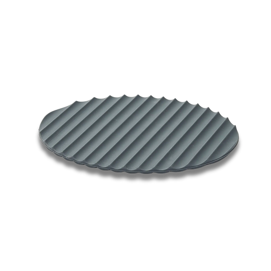Eatoco Nami Silicone Slip Pot Holder Mat - Heat-Resistant & Non-Slip - Dark Grey