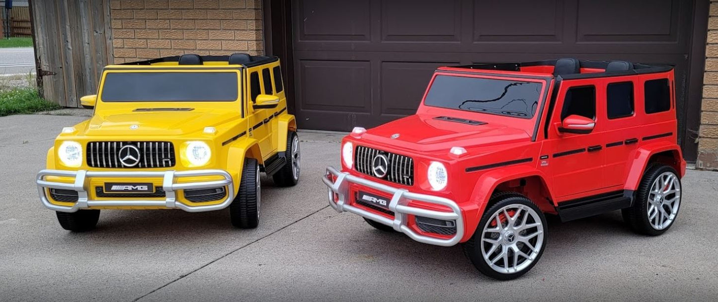 2026 24V Mercedes Benz AMG G63 G Wagon DELUXE 2 Seater Kids Ride On Car With Remote Control