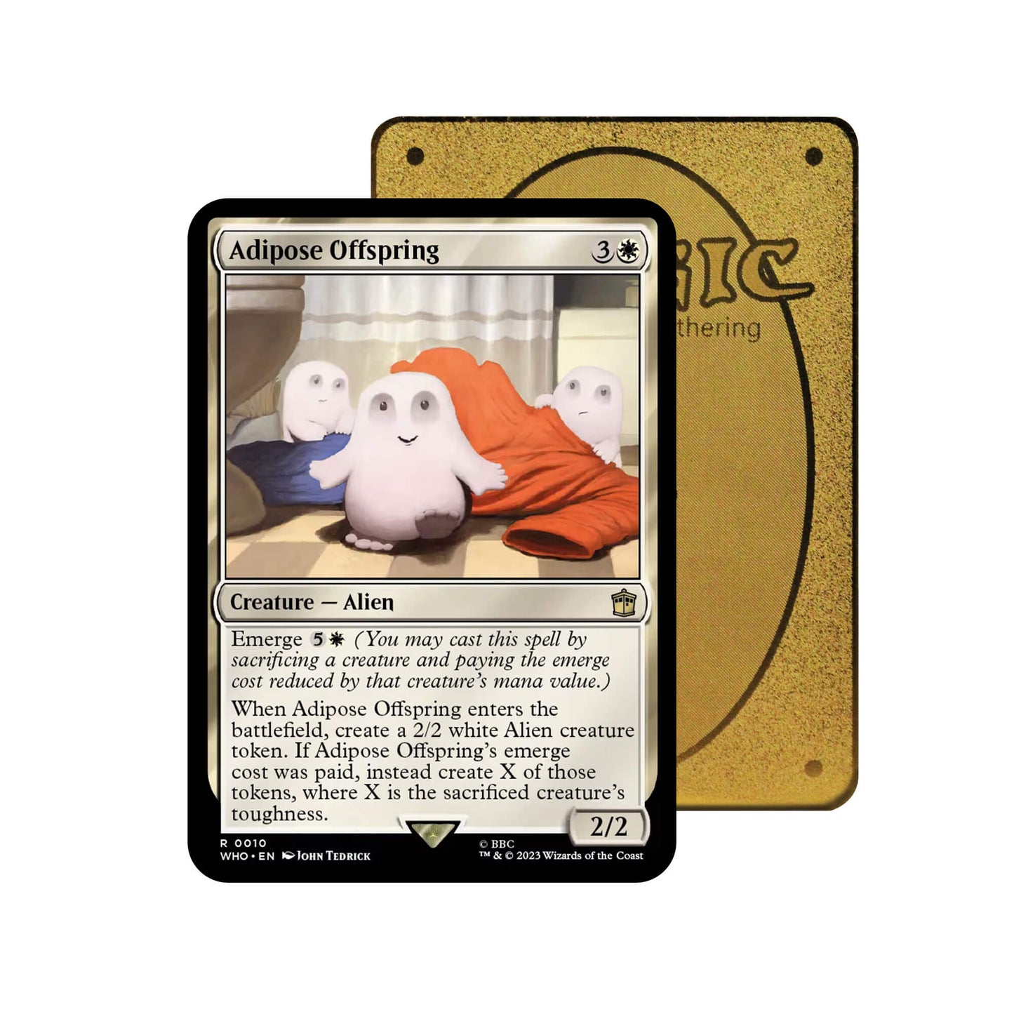 Adipose Offspring Metal Orica Card