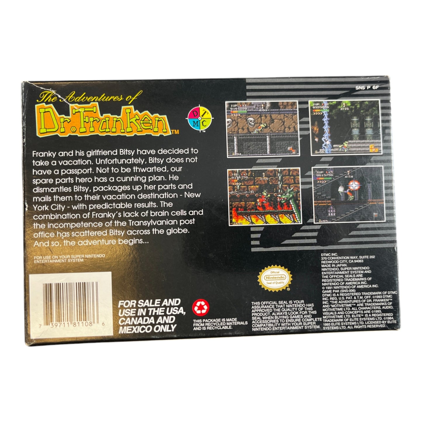 Adventures of Dr Franken (SNES)