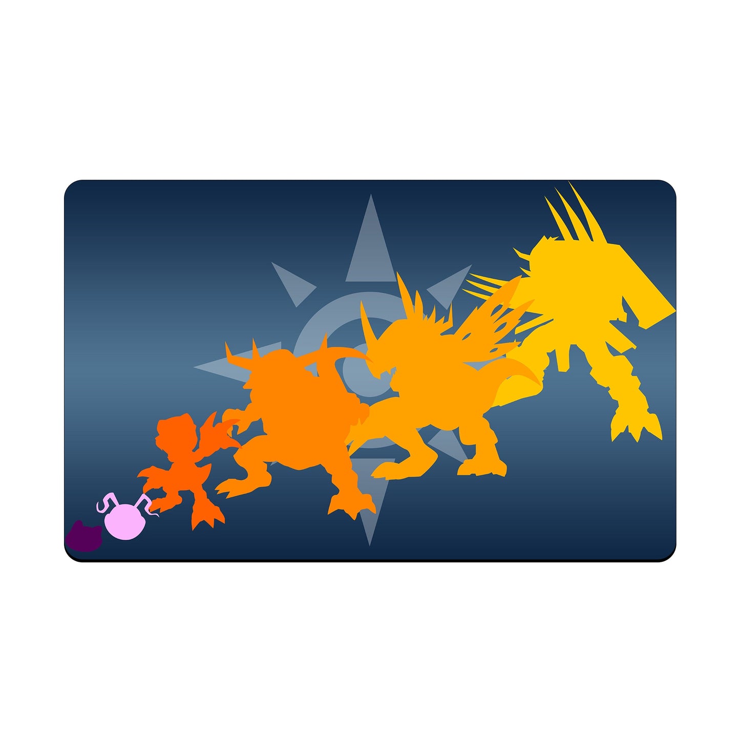 Agumon Evolutions Playmat
