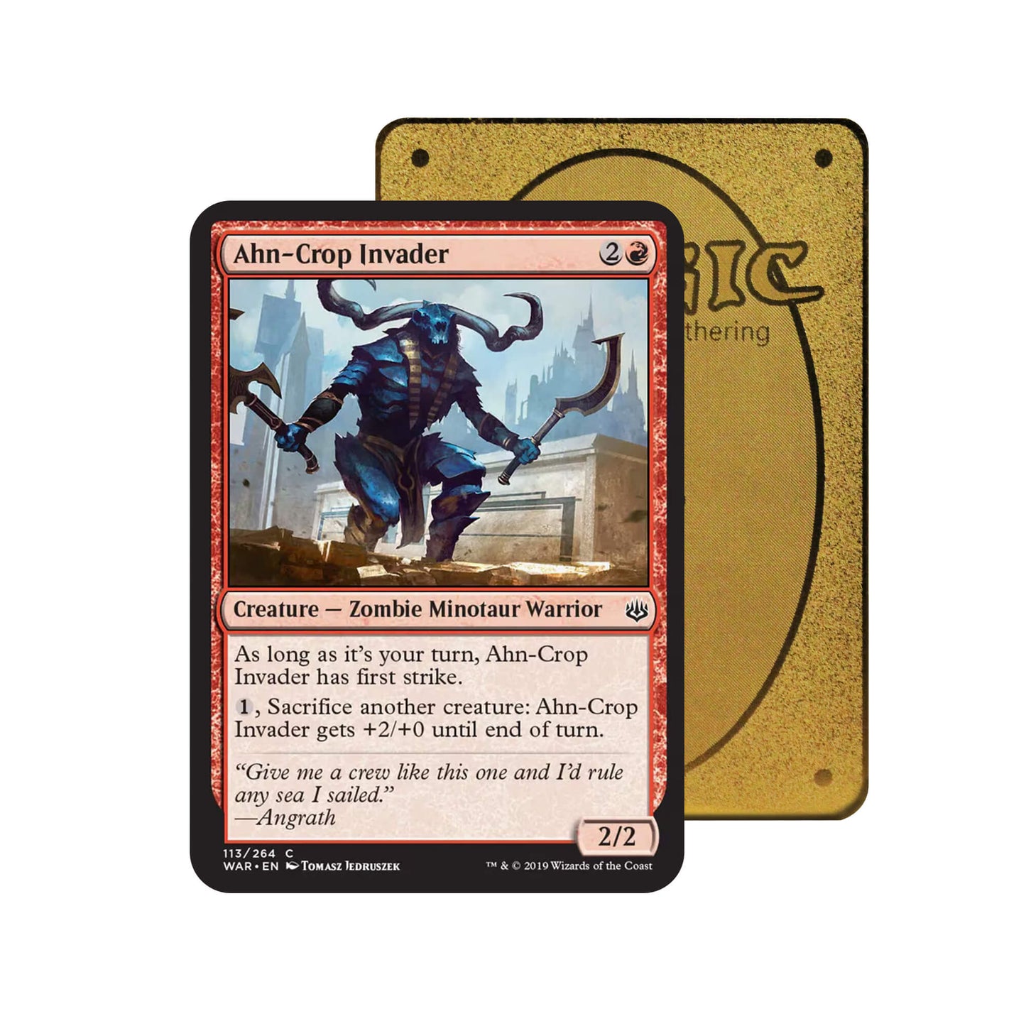 Ahn-Crop Invader Metal Orica Card