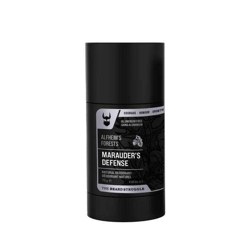 The Beard Struggle - Marauder's Defense - Natural Deodorant For Men