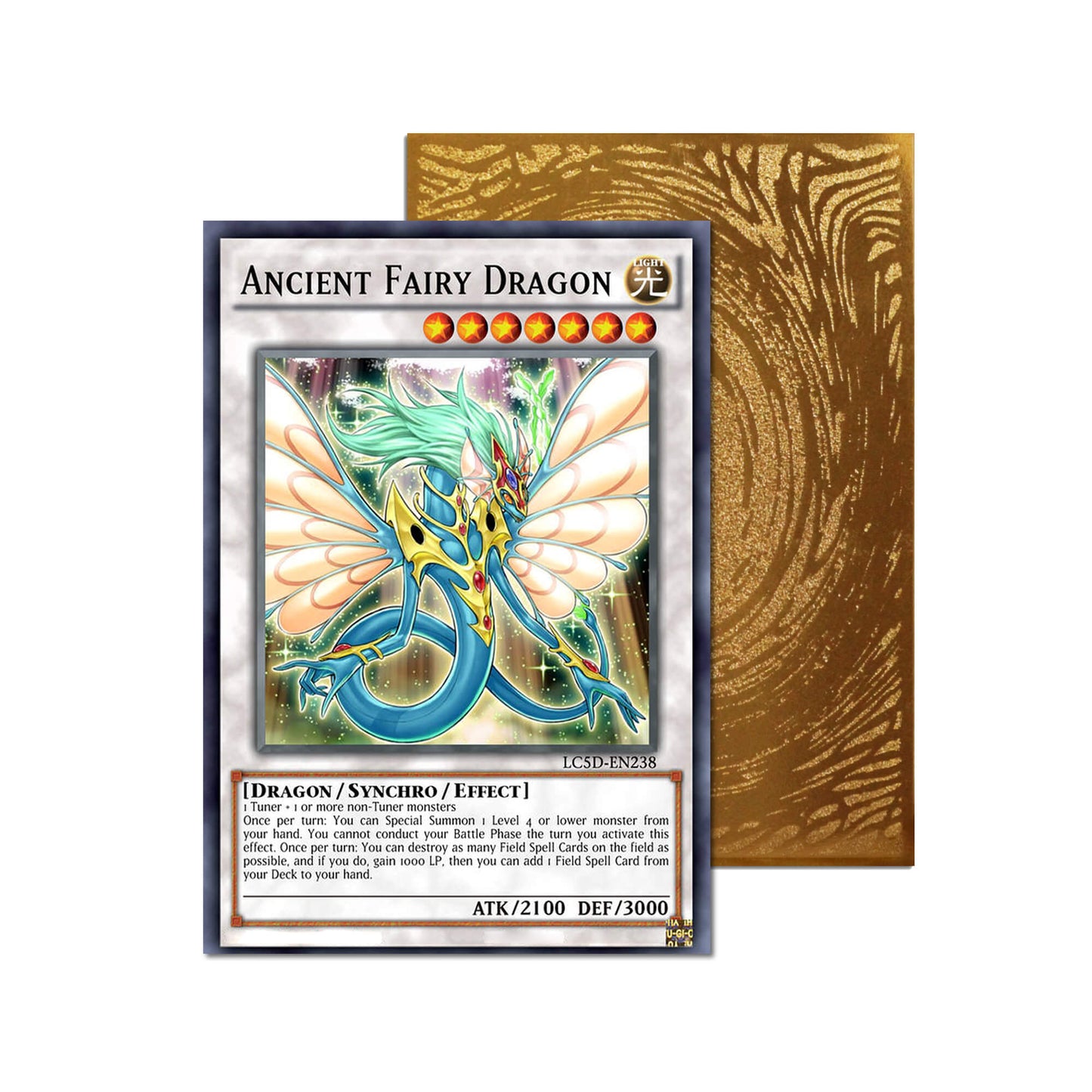 Ancient Fairy Dragon Metal Orica Card