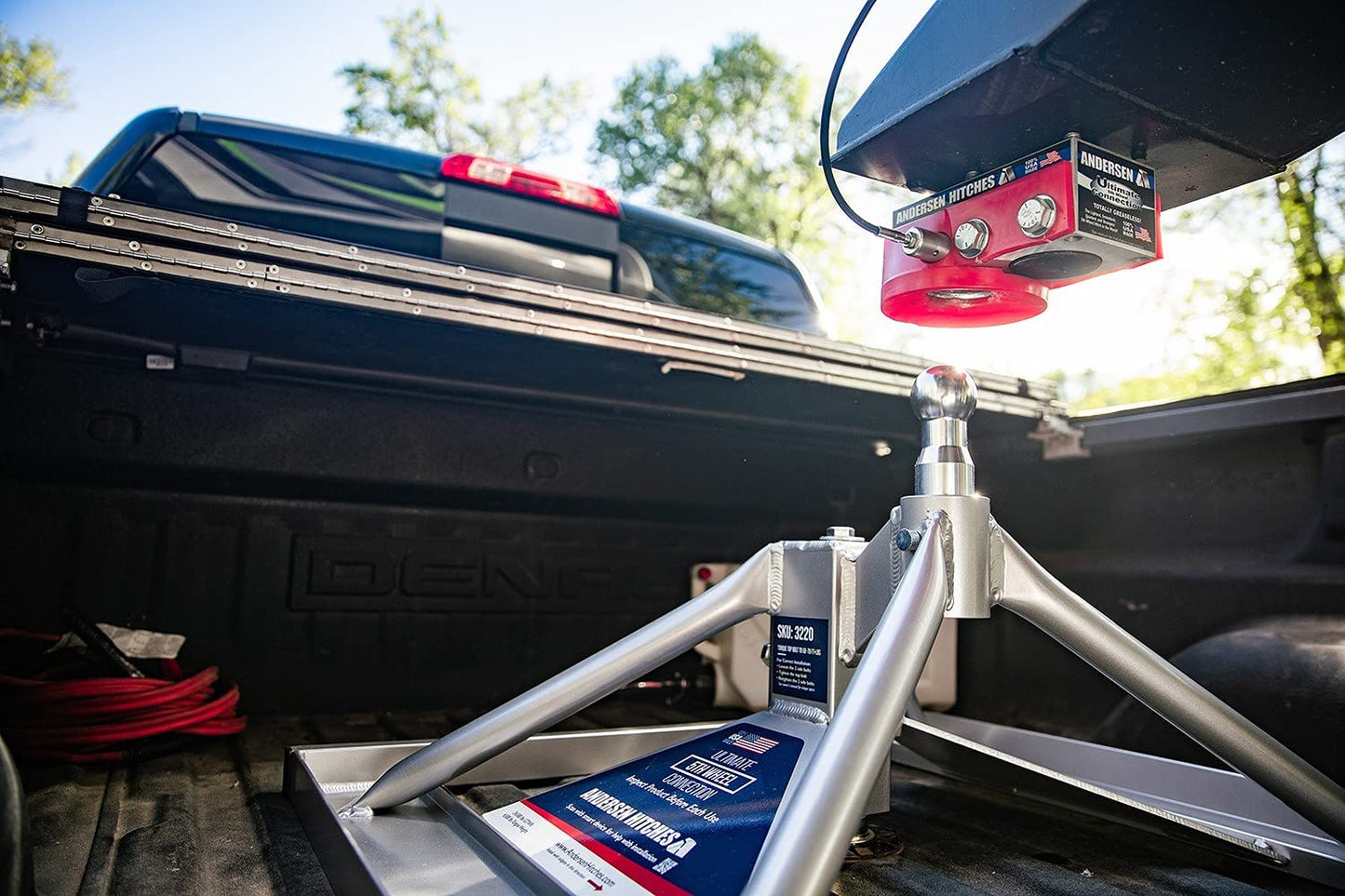 Andersen Hitches Aluminum Ultimate 5th Wheel Connection - Ultimate Connection Gooseneck Mount AND3220