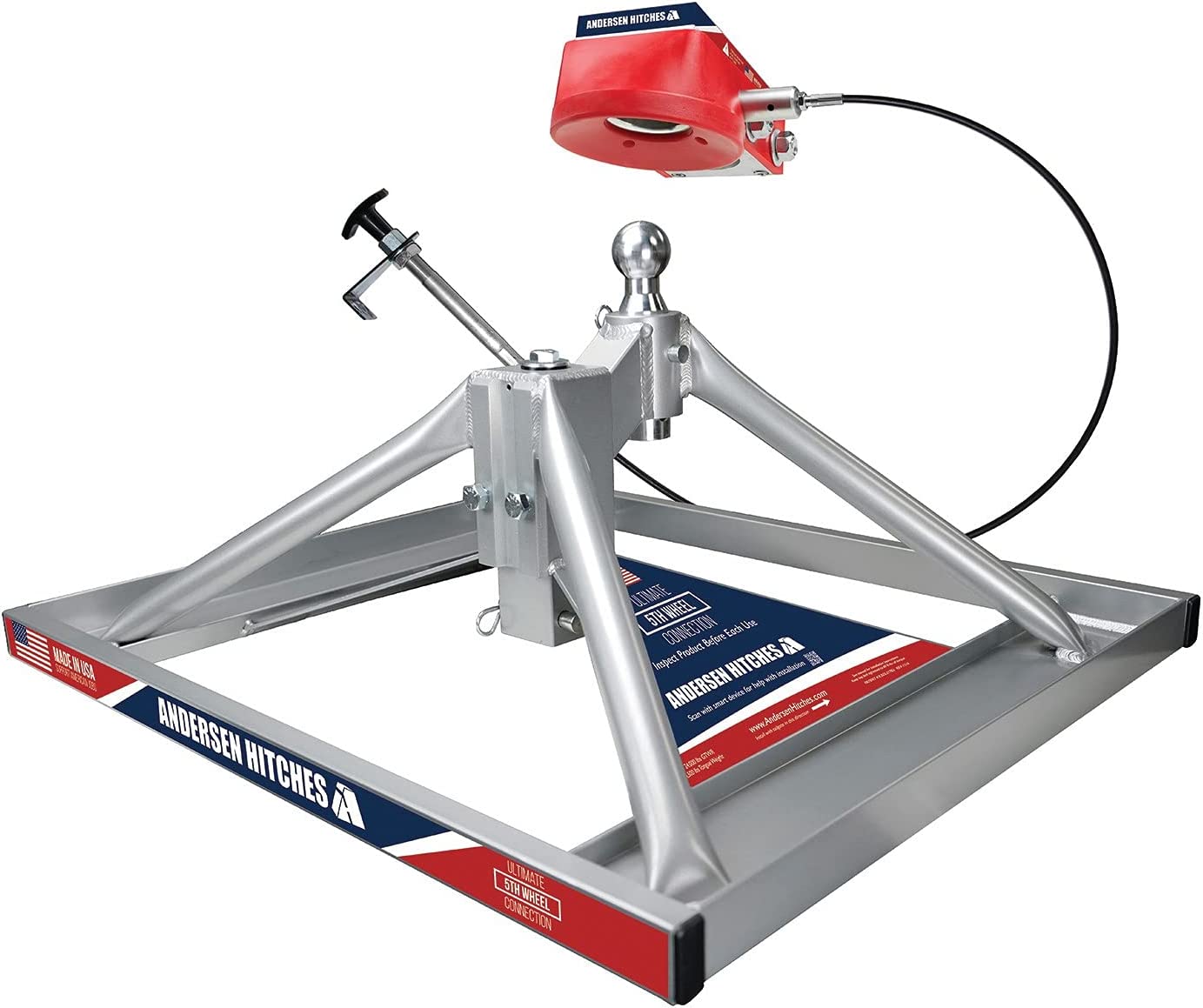 Andersen Hitches Aluminum Ultimate 5th Wheel Connection - Ultimate Connection Gooseneck Mount AND3220