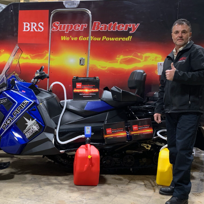 High Performance BRS24HL-BS 2 Year Warranty & Smart Charger / Maintainer Combo Bundle Kit 12v Sealed AGM PowerSports Battery