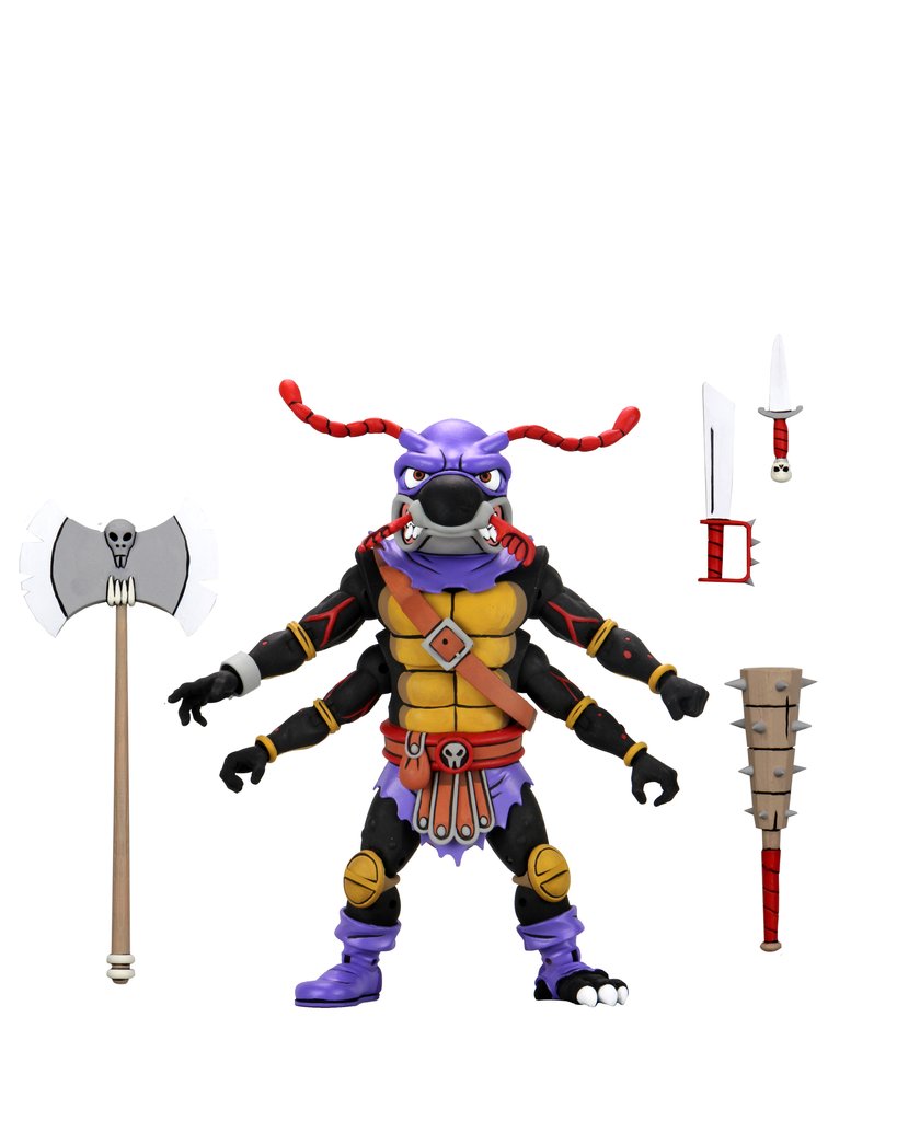 TEENAGE MUTANT NINJA TURTLES (CARTOON) – 7” SCALE ACTION FIGURE – ANTRAX AND SCUMBUG - 2 PACK