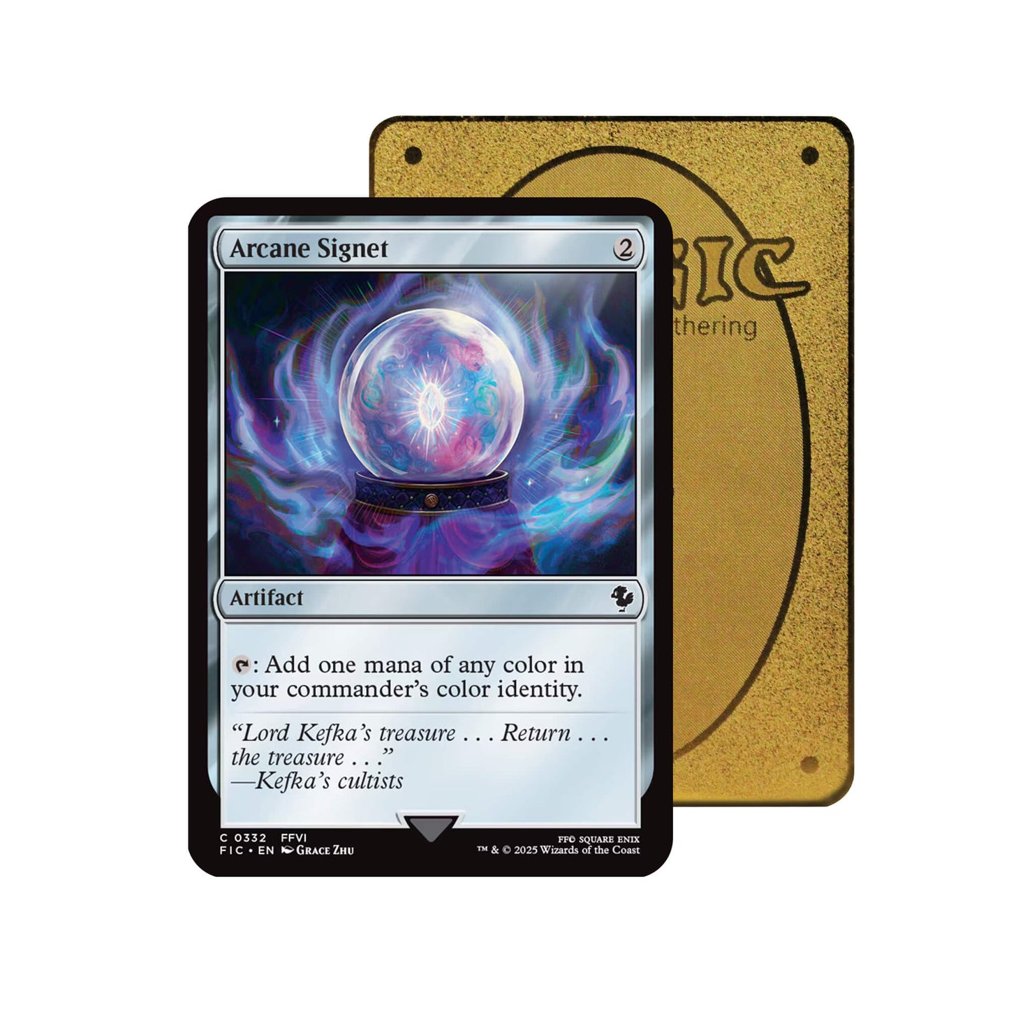 Arcane Signet Metal Orica Card