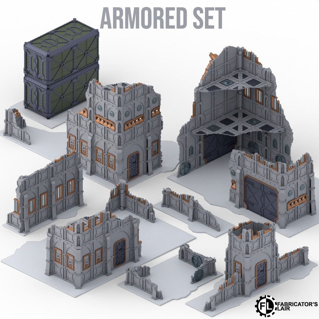 11th Edition Foldable terrain - Armored Set