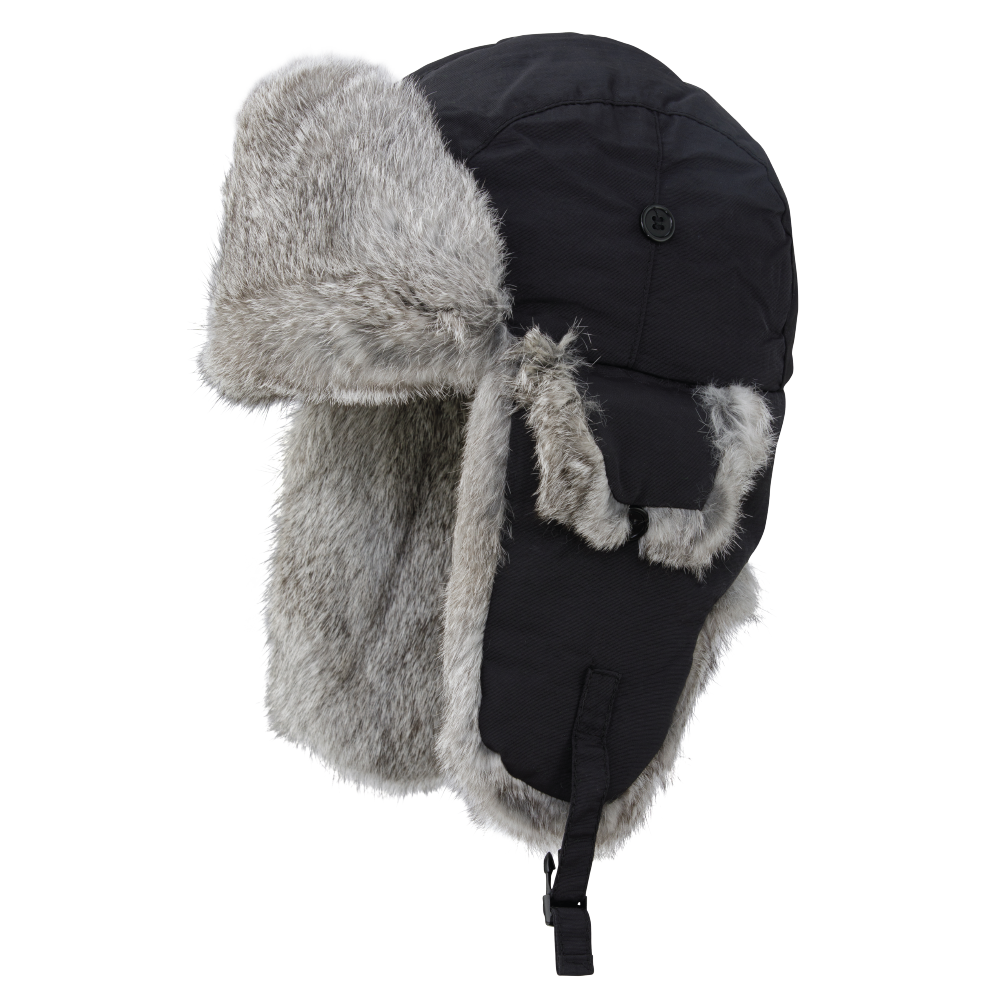 Aviator Hat with Rabbit Fur