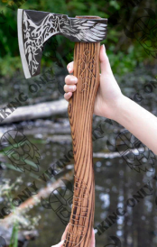 Viking Axe Hand Forged Carbon Steel - AX12