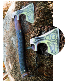 Viking Axe Hand Forged Carbon Steel - AX13