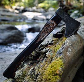 Viking Axe Hand Forged Carbon Steel - AX8