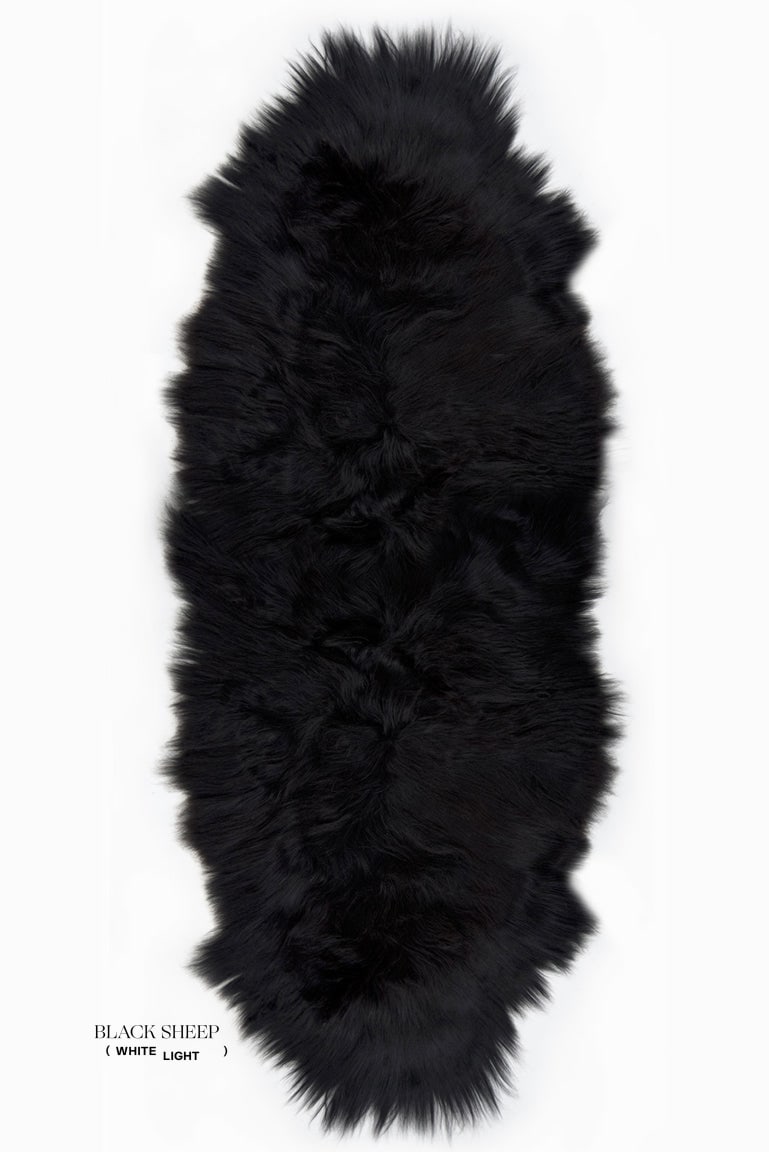 Black Double Icelandic Sheepskin