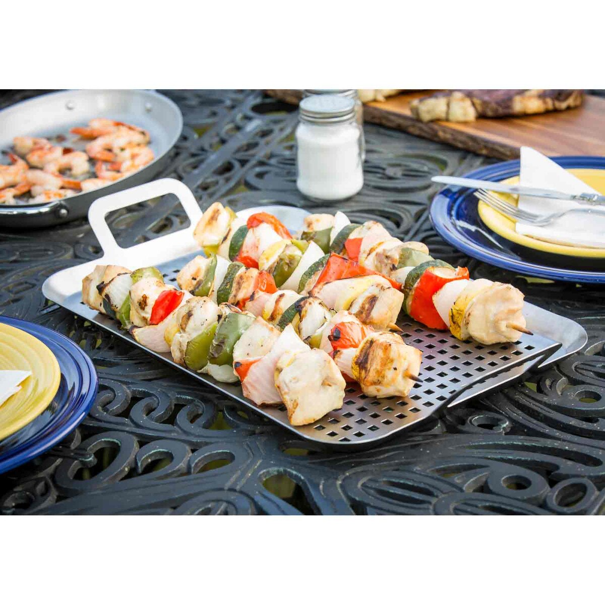 TableCraft Large Grilling Tray with Handles