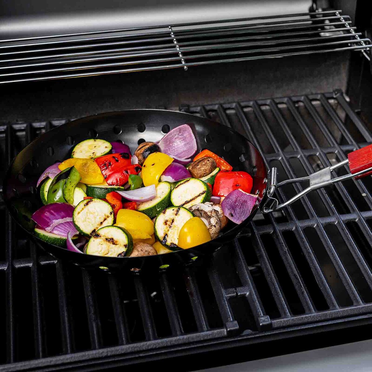 TableCraft Round Grilling Wok With Handle